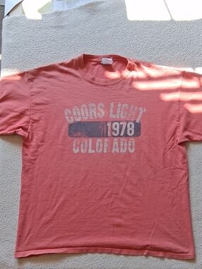 Coors Light 1978 Colorado Coral Short Sleeve Tee